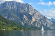 Lake Traun Traunsee in Upper Austria landscapes summertime