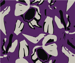 Wall Mural - Modern vector pattern with multicolor abstract shapes. Colorful abstract background.