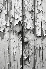 Aufkleber - A rustic barn scene where a crackle paint medium gives an aged, weathered texture to wooden surfaces