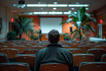Poster - A scene depicting a public servant attending an ethics training seminar, learning about the conseque