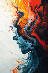 Leinwandbilder - A series of abstract paintings that take the explosive, dynamic brushstrokes of 1980s graffiti art a