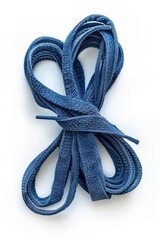 Leinwandbilder - Detailed view of a rope on a plain white background. Perfect for various design projects
