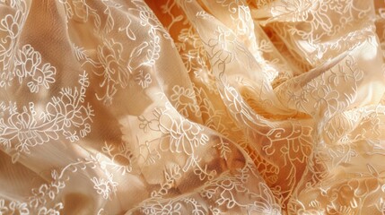 Poster - Close up of fabric with a unique pattern, ideal for textile or fashion design projects