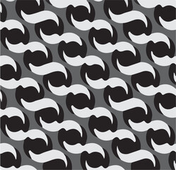 Wall Mural - Modern vector pattern with multicolor abstract shapes. Colorful abstract background.