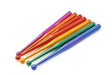 Poster - A pile of baseball bats, perfect for sports-themed designs