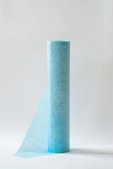Poster - Blue tissue roll on a table, versatile image for various uses