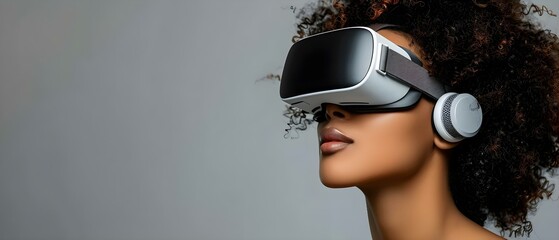 Transformative VR and AR technology for immersive digital workplace and relaxation. Concept VR Technology, AR Technology, Digital Workplace, Relaxation, Immersive Experiences