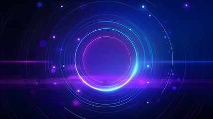 purple and blue Abstract technology background circles digital hi-tech technology design background. concept innovation. vector illustration