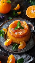 delicious orange cake.