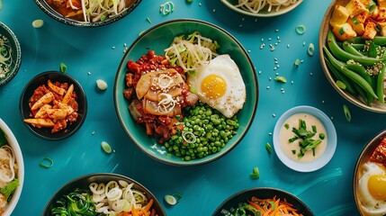 Wall Mural - Korean dish.