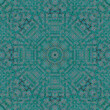 Seamless Batik ornamental elegant geometric patterns - colorful symmetric vintage design. Endless grid textures.