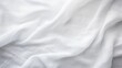 © Aikqraws - Close up of Clean white cotton cloth texture with fibers. AI generated
