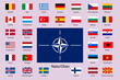 NATO members updated, flags updated