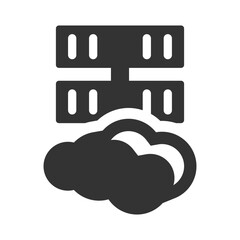 Wall Mural - Cloud server Icon