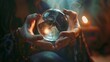 © G-Media - Fortune Teller's Hands Around a Crystal Ball