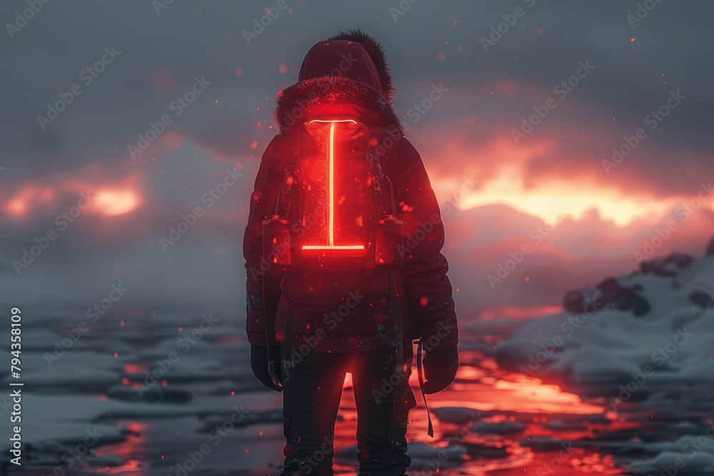 Motion graphics presenting dynamic animations and transitions for video content or digital presentations. Concept of motion graphic mockups. Generative Ai.