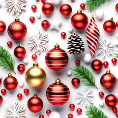 Wall Mural - christmas background, new year card. vector illustration.