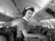 Vintage Airplane Stewardess