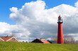 Red lighthouse in Holland