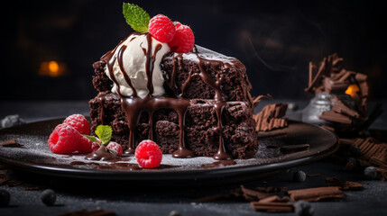 Poster - chocolate mousse cake