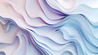 A blue and white wave with a purple tint. The wave is long and has a lot of detail