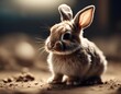 Mały słodki królik
