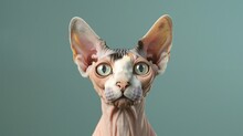  Sphinx Cat On Isolated Background
