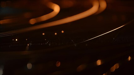 Poster - Close Up of Abstract Gold and Blue Design Background Generative AI