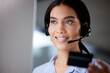 © peopleimages.com - Face, credit card and woman at call center with computer for e commerce, fintech and banking on the internet. Customer service consultant, finance and personal purchase with online shopping payment
