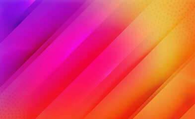 Canvas Print - Colorful and Dynamic Vector Gradient Background