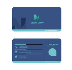 Wall Mural - Vector Modern Creative and Clean Business Card Template