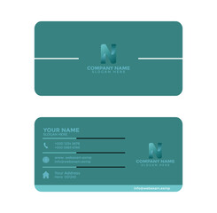 Wall Mural - Vector Modern Creative and Clean Business Card Template