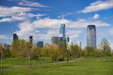 Fototapeta Na ścianę - Jersey City seen from Liberty State Park