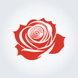 red rose logo icon