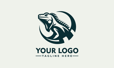 Wall Mural - iguanas art logo design template illustration inspiration iguana logo excellent logo suitable for any business