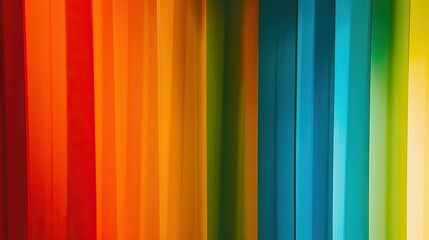 Wall Mural - background image of linear design of happy colors 