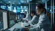 © Sasint - Industrial engineers optimizing workflow efficiency