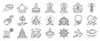 Vesak icon set. It includes Buddha, Buddha Purnima, Buddha Jayanti, Buddhism, Dharma, and more icons. Editable Vector Stroke.