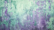Whimsical abstract expression captured with lavender and mint streaks in a grunge-style oil painting.