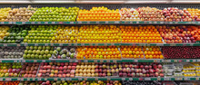 Fresh Fruits In The Supermarket 