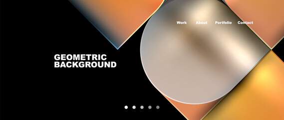 Aufkleber - Explore the geometric background featuring a circle in the middle through the lens of a magnifying glass. Perfect for macro photography and showcasing eyewear brands