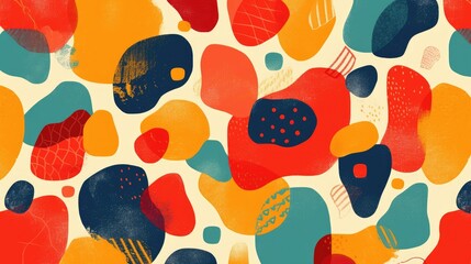 Poster - discover an enchanting and vibrant abstract pattern designed for backgrounds this decorative backdro