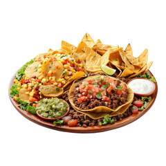 Wall Mural - Flavorful Mexican dish isolated on transparent background