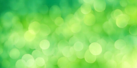 Poster - Sunny green foliage bokeh background