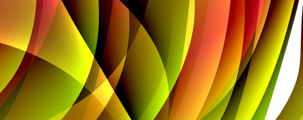 Aufkleber - A closeup of a colorful abstract background featuring a rainbow of colors, with vibrant tints and shades resembling a floral pattern, like a leaf or petal of a flowering plant