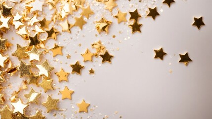 Poster - abstract background golden christmas lights glowing bokeh it is an abstract golden light background 