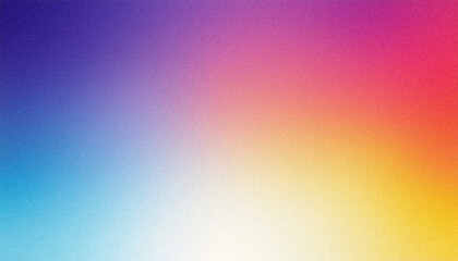 Fototapete - Abstract grainy texture with a smooth gradient of rainbow colors