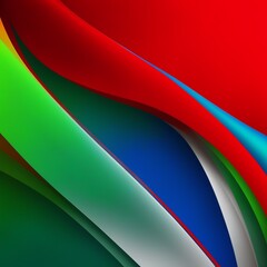 Wall Mural - abstract red blue green wallpaper