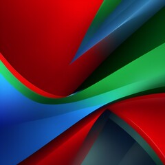 Wall Mural - abstract red blue green wallpaper