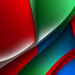 Wall Mural - abstract red blue green wallpaper